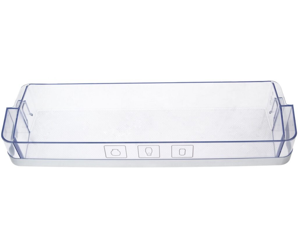 Šaldytuvo BEKO/GRUNDIG/ARCELIK vidurinė durų lentyna,1vnt,orig. Buitinių šaldytuvų laikikliai, stalčiai, lentynos ir kitos plastmasinės detalės