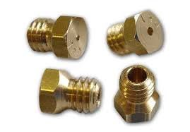 Dujinės viryklės žikliorių komplektas propano butano dujoms  4 vnt,orig. Dujinių viryklių purkštukai,žiklioriai