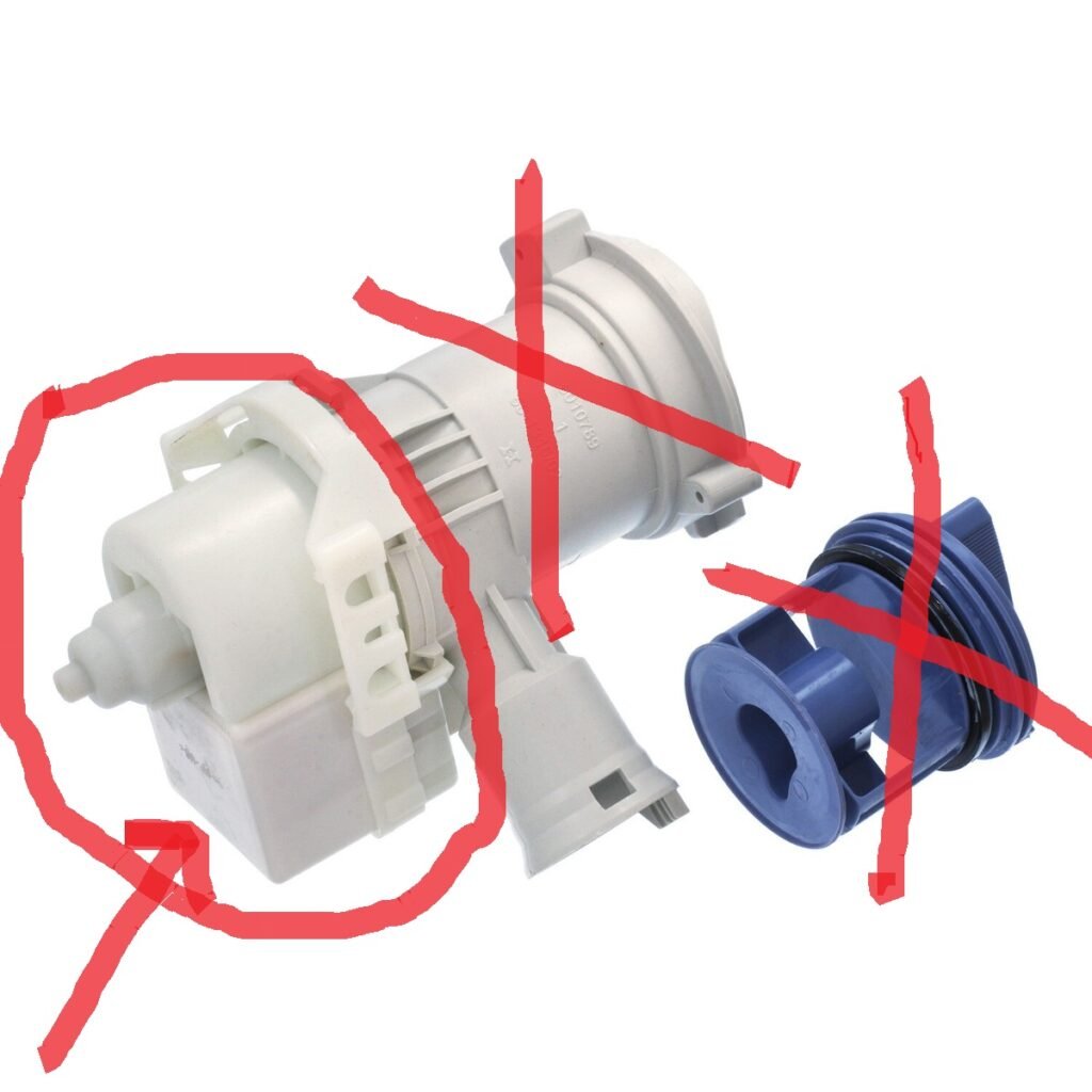 Skalbimo mašinos  BOSCH, SIEMENS, HANNING, 35W, 230V sirbliuko  varikliukas ,be krauklės Skalbimo mašinų dalys