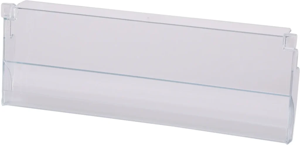 Šaldiklio BOSCH/SIEMENS virštunė durelių panelė, 412x25x181mm,orig. Buitinių šaldytuvų laikikliai, stalčiai, lentynos ir kitos plastmasinės detalės