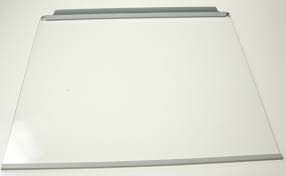 Šaldytuvo BEKO apatinė stiklinė lentyna,459X389 mm,orig. Buitinių šaldytuvų laikikliai, stalčiai, lentynos ir kitos plastmasinės detalės