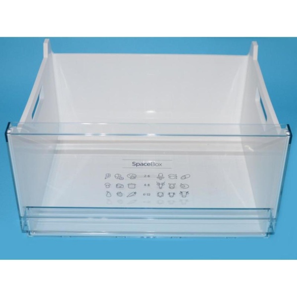 Šaldytuvo HISENSE/GORENJE vidurinis,šaliklio stalčius,395 mm. x 350 mm. x 220 mm.,orig. Buitinių šaldytuvų laikikliai, stalčiai, lentynos ir kitos plastmasinės detalės