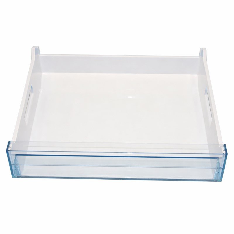 Šaldytuvo HISENSE/GORENJE viršutinis šaldiklio stalčius,395 mm.x 350 mm.x105 mm.orig. Buitinių šaldytuvų laikikliai, stalčiai, lentynos ir kitos plastmasinės detalės