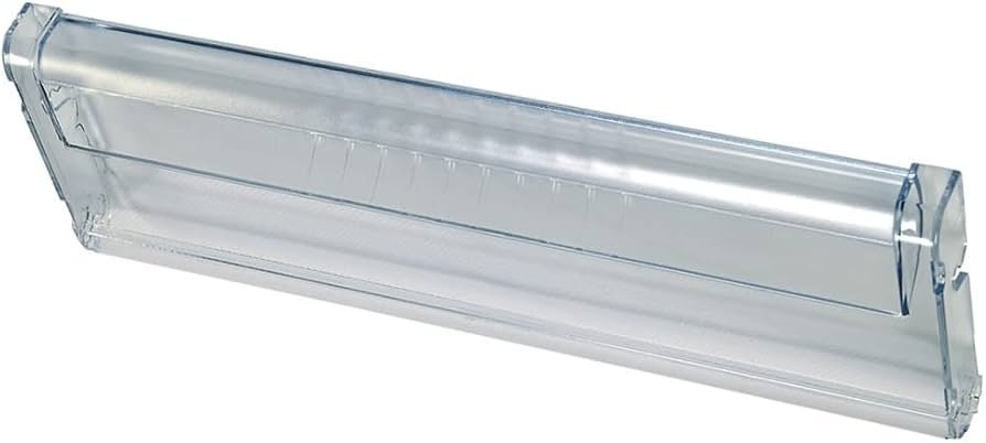 Šaldiklio BOSCH/SIEMENS viršutinis atverčiamas skydelis, 433 x 145 mm,orig. Buitinių šaldytuvų laikikliai, stalčiai, lentynos ir kitos plastmasinės detalės