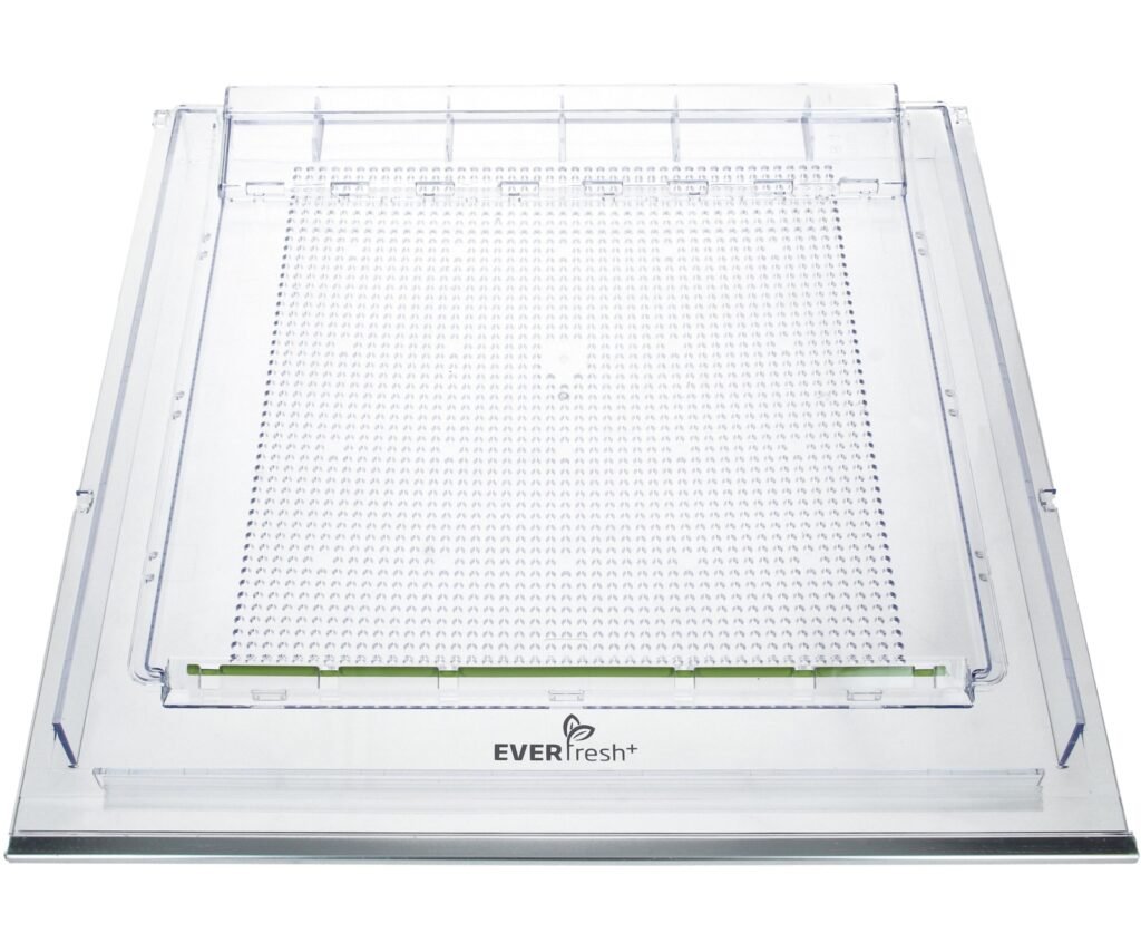 Šaldytuvo BEKO/GRUNDIG/ARCELIK lentyna, 46.5cm x 48cm,orig.EverFresh ASS BEKO Profile Hostamping Buitinių šaldytuvų laikikliai, stalčiai, lentynos ir kitos plastmasinės detalės