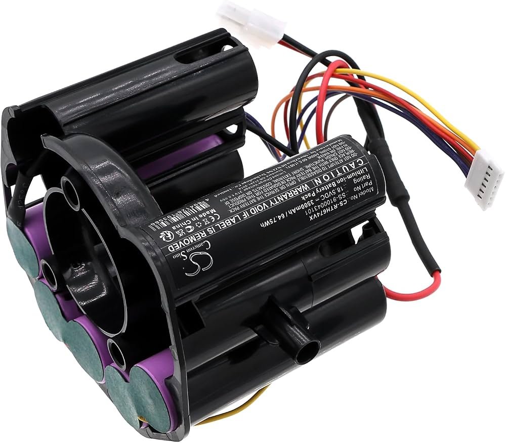 Dulkių siurblio TEFAL akumuliatorius ,alternatyva. 18,5V-3500MAH Li-Ion vacuum cleaner battery alternative for Rowenta Dulkių siurblių varikliai akumuliatoriai baterijos pakrovėjai