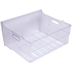 Šaldytuvo WHIRLPOOL/INDESIT vidurinis šaldiklio stalčius,435X410X241 ,orig. Buitinių šaldytuvų laikikliai, stalčiai, lentynos ir kitos plastmasinės detalės