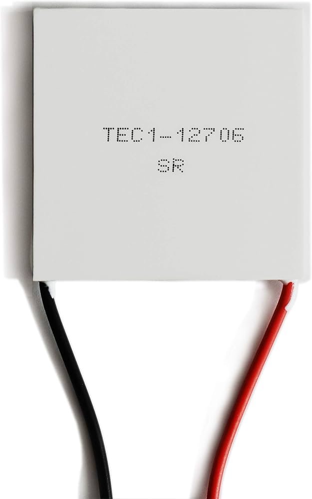 Peltier cell TEC1-12706 12V/6A.Peltiero aušinimo modulis 40x40x3.6mm 12V 8A Šaldytuvų No Frost atitirpinimo elementai